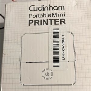 NWT Cudinham Portable Mini Printer